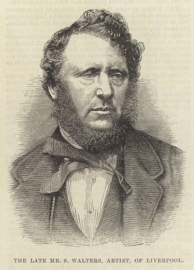 El difunto Sr. S Walters, Artista, de Liverpool de English School